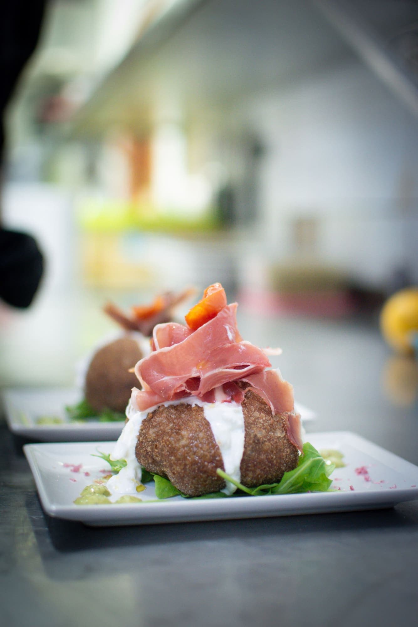Sfera de antipasti del restaurante italiano Bottega Marsengo en Valencia